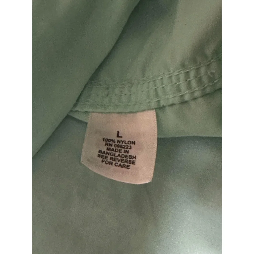 Magellan Outdoors Relaxed Fit Men's L Light Blue Short Sleeve Shirt - Picture 4 of 5